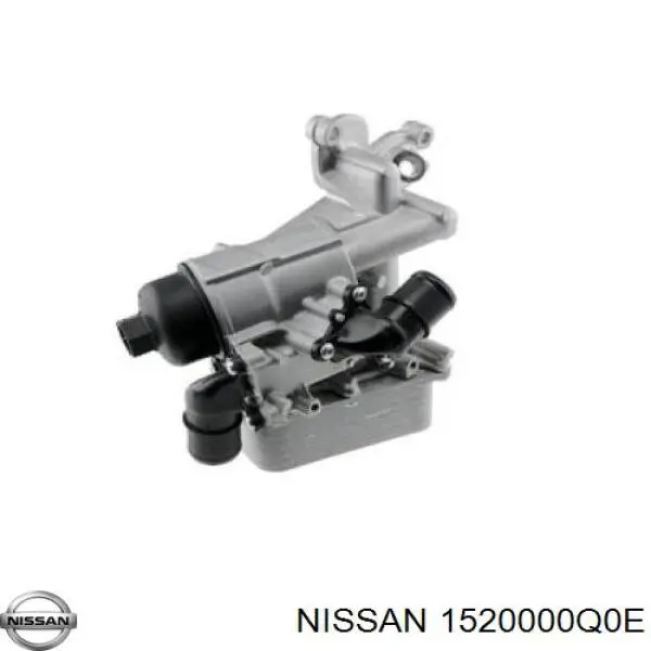 1520000Q0E Nissan radiador de aceite, bajo de filtro