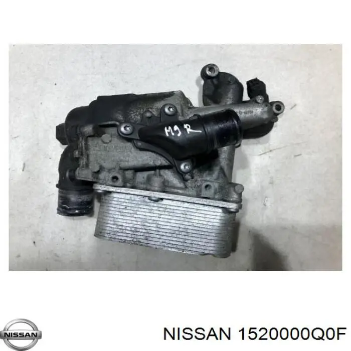 1520000Q0F Nissan radiador de aceite, bajo de filtro