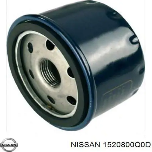 1520800Q0D Nissan filtro de aceite