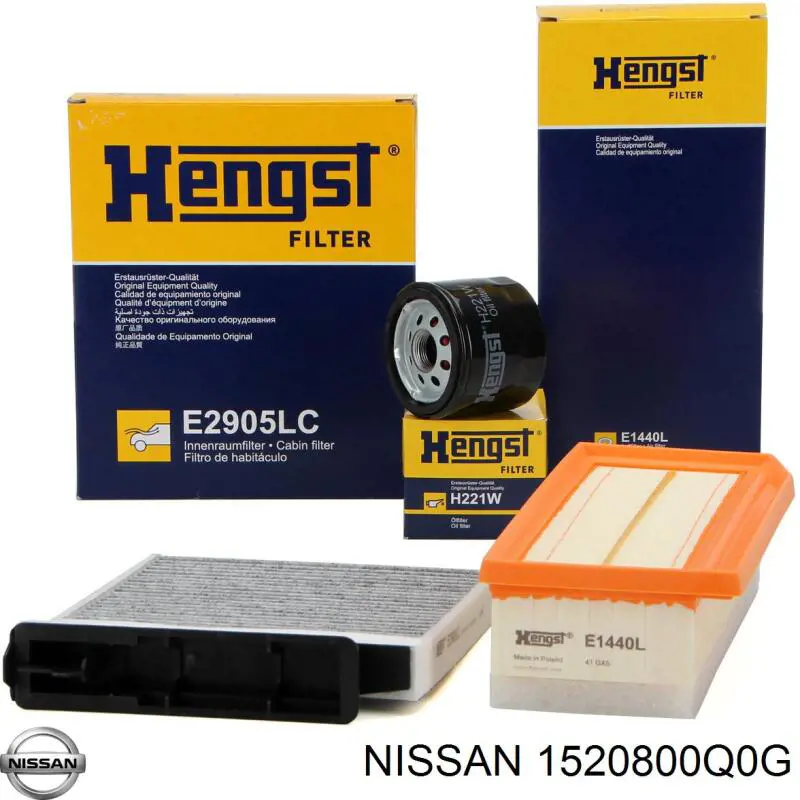 Filtro de aceite 1520800Q0G Nissan/Infiniti
