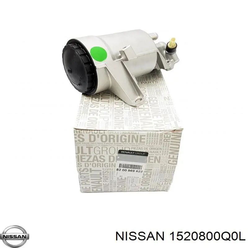 1520800Q0L Nissan caja, filtro de aceite