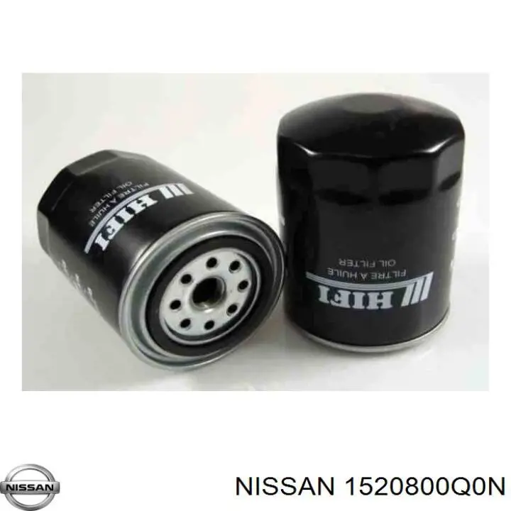 Filtro de aceite 1520800Q0N Nissan/Infiniti