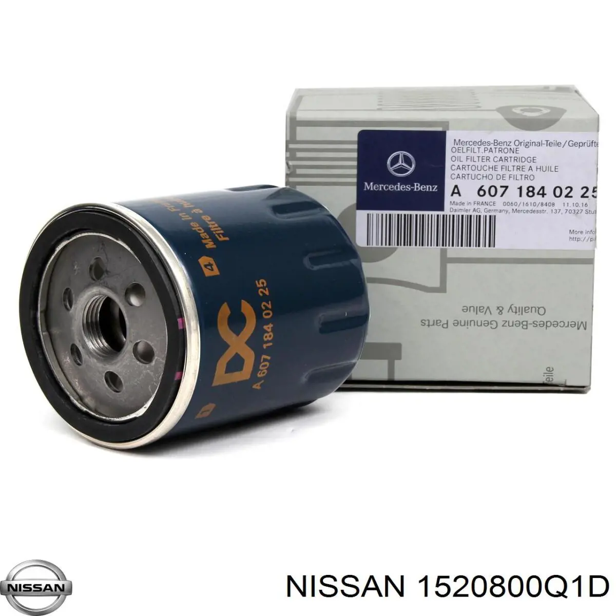 Filtro de aceite Nissan/Infiniti 1520800Q1D precio, desde 5,58 EUR