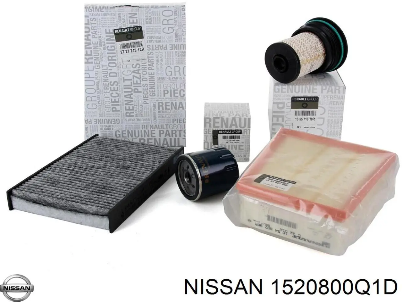 Comprar 1520800Q1D Nissan/Infiniti Filtros de aceite
