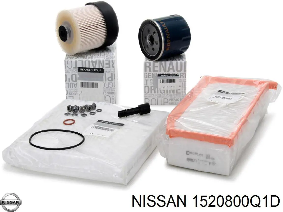 Filtro de aceite 1520800Q1D Nissan/Infiniti