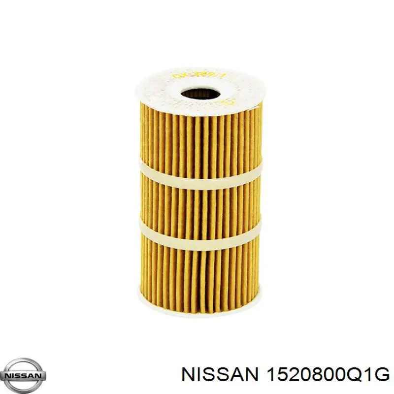 1520800Q1G Nissan filtro de aceite