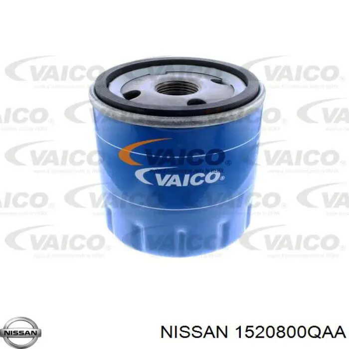 1520800QAA Nissan filtro de aceite
