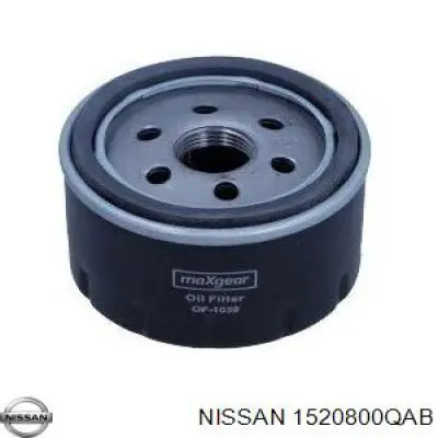 1520800QAB Nissan filtro de aceite