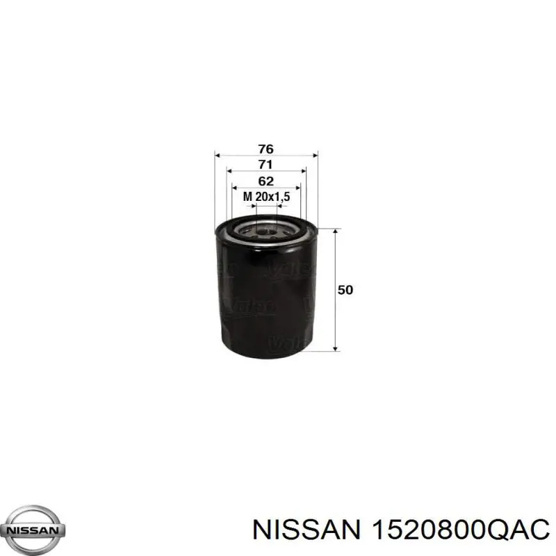 Filtro de aceite Renault Megane 1 LA0, LA1