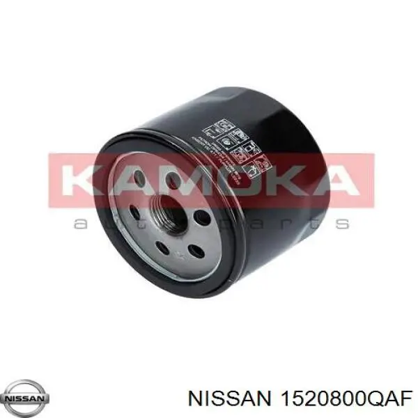 1520800QAF Nissan filtro de aceite