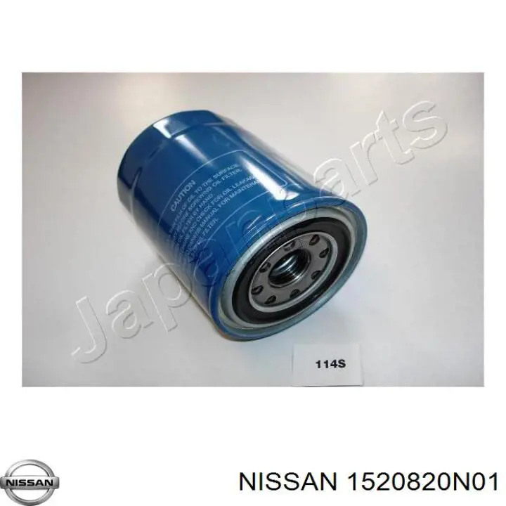 1520820N01 Nissan filtro de aceite