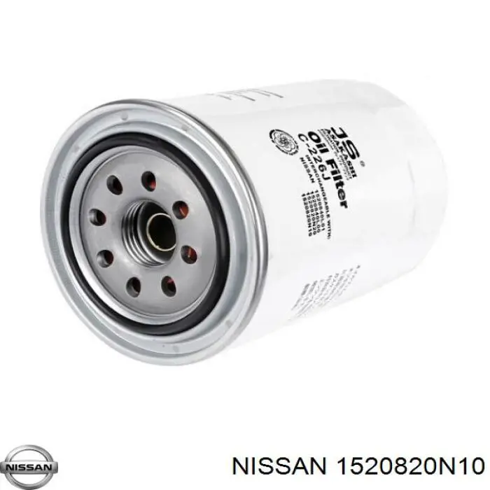 1520820N10 Nissan filtro de aceite