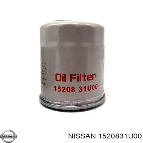 1520831U00 Nissan filtro de aceite