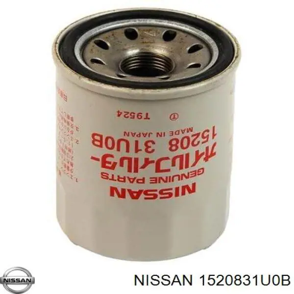 Comprar 1520831U0B Nissan/Infiniti Filtros de aceite