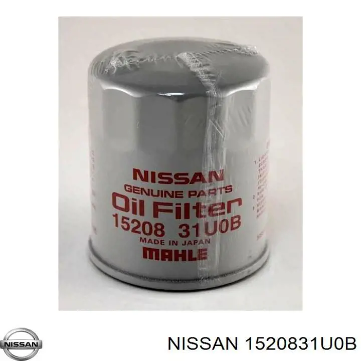 1520831U0B Nissan filtro de aceite