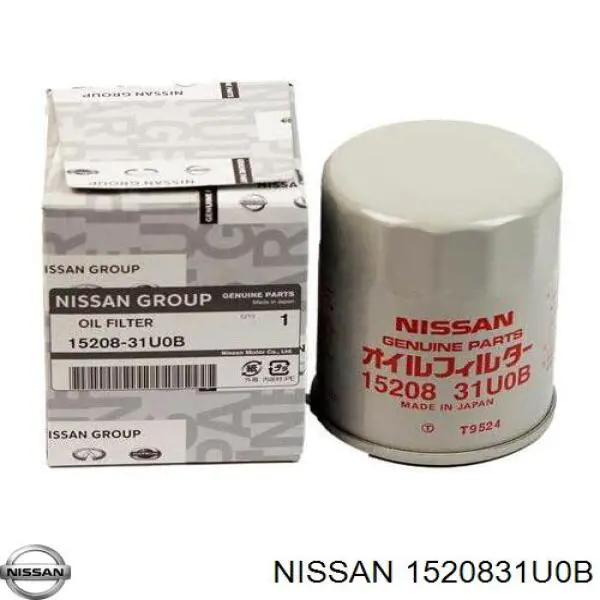 Filtro de aceite Nissan/Infiniti 1520831U0B precio, desde 6,22 EUR