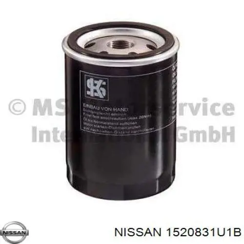 1520831U1B Nissan filtro de aceite