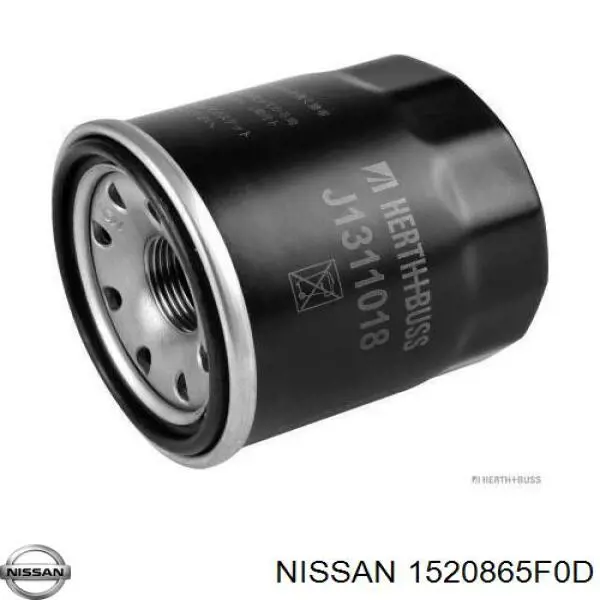 1520865F0D Nissan filtro de aceite