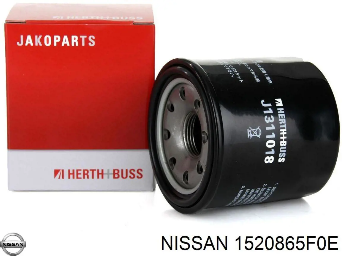 1520865F0E Nissan filtro de aceite