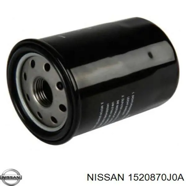 Comprar 1520870J0A Nissan/Infiniti Filtros de aceite
