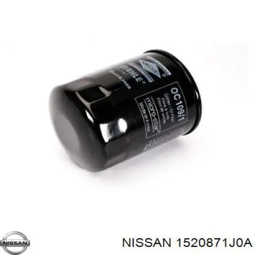 Filtro de aceite Nissan/Infiniti 1520871J0A precio, desde 5,54 EUR