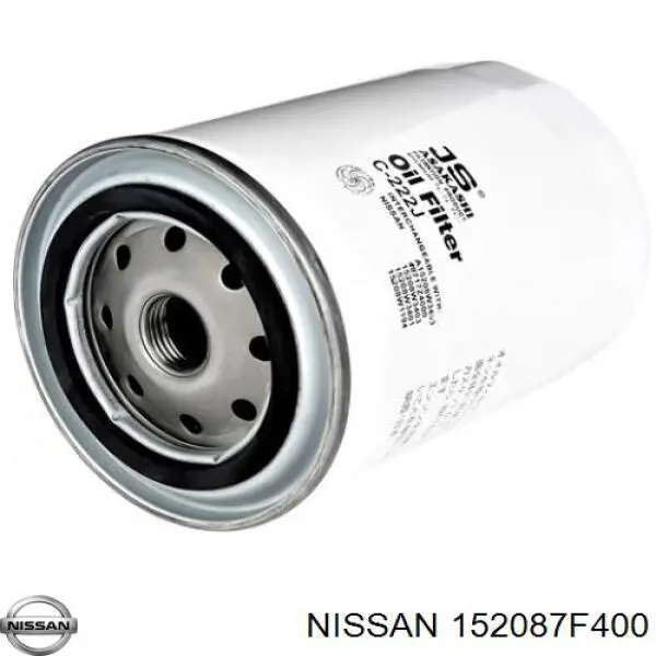 152087F400 Nissan filtro de aceite
