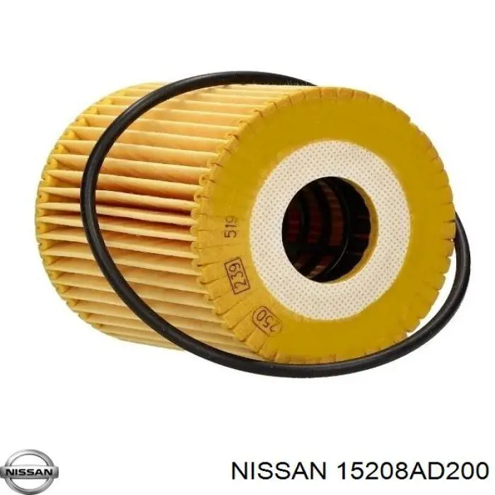 15208AD200 Nissan filtro de aceite