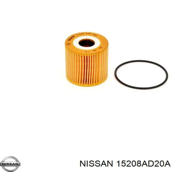 15208AD20A Nissan filtro de aceite