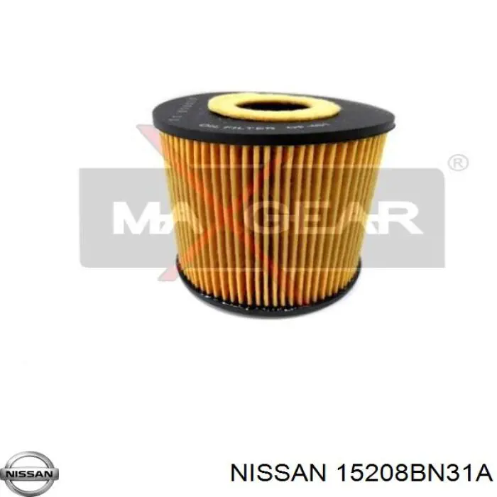15208BN31A Nissan filtro de aceite