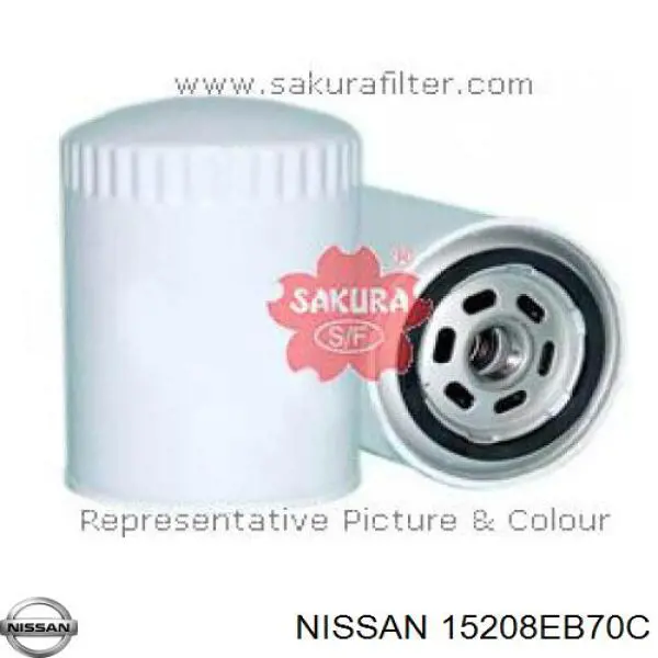 Comprar 15208EB70C Nissan/Infiniti Filtros de aceite
