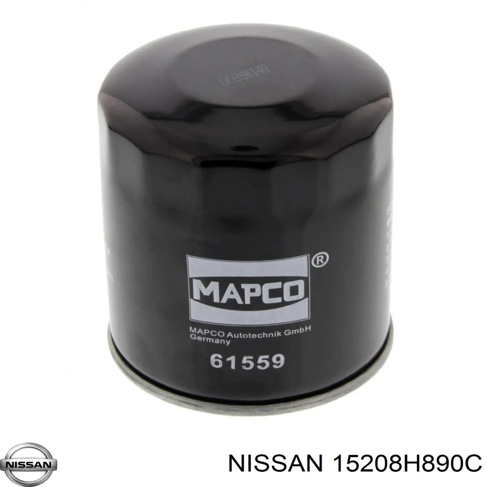 15208H890C Nissan filtro de aceite