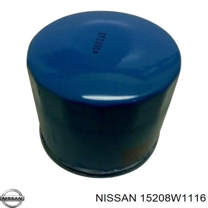 15208W1116 Nissan filtro de aceite