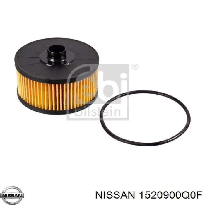 1520900Q0F Nissan filtro de aceite