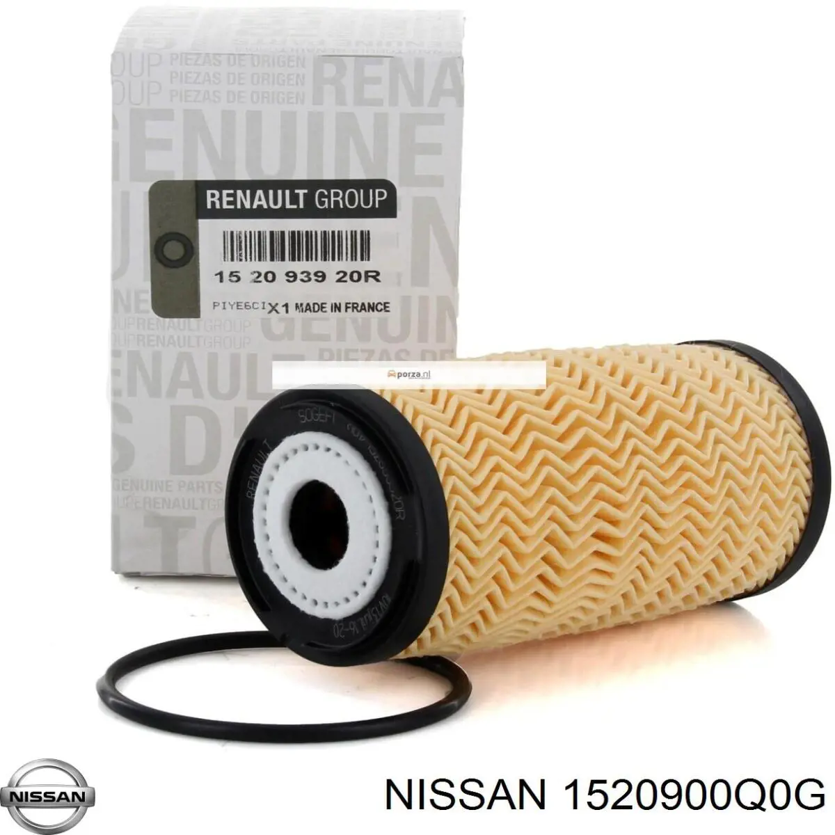 Filtro de aceite Nissan/Infiniti 1520900Q0G precio, desde 4,93 EUR
