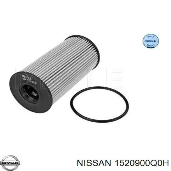 Filtro de aceite Nissan/Infiniti 1520900Q0H precio, desde 6,42 EUR