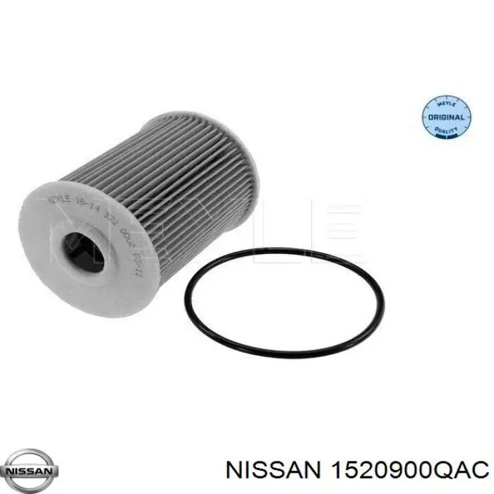 1520900QAC Nissan filtro de aceite