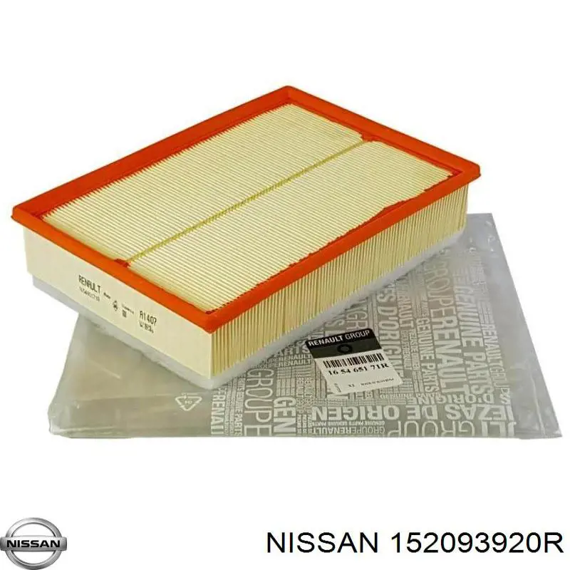 152093920R Nissan filtro de aceite