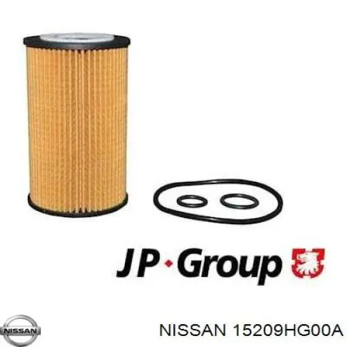 15209HG00A Nissan/Infiniti Filtro aceite