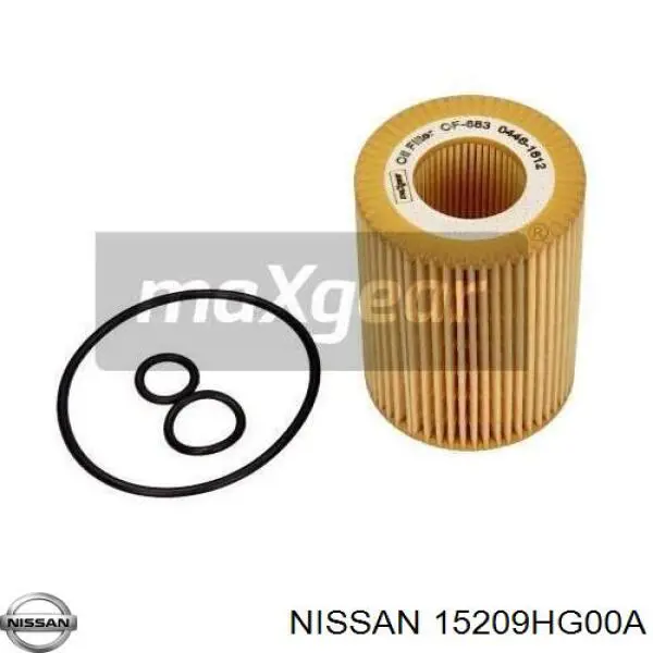 Comprar 15209HG00A Nissan/Infiniti Filtros de aceite
