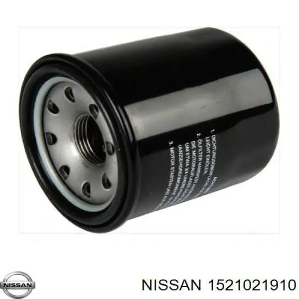 1521021910 Nissan filtro de aceite