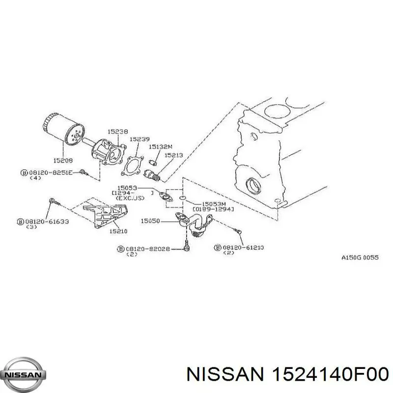 1524140F00 Nissan