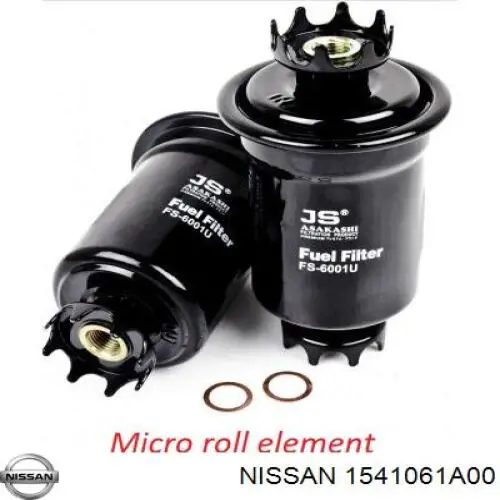 1541061A00 Nissan filtro de combustible