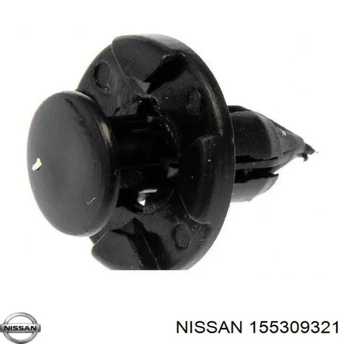 155309321 Nissan clips de fijación de pasaruedas de aleta delantera