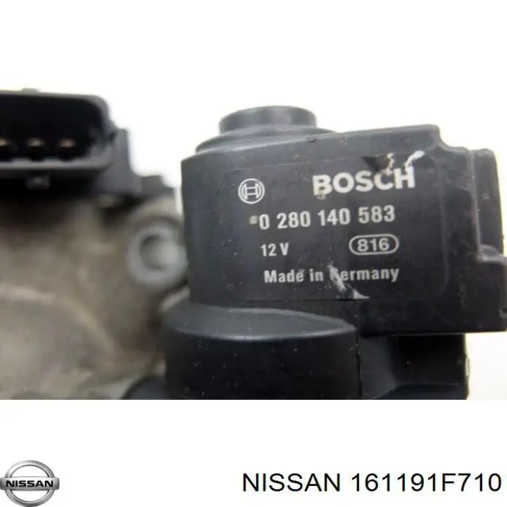 161191F710 Nissan sensor de flujo de aire/medidor de flujo (flujo de aire masibo)