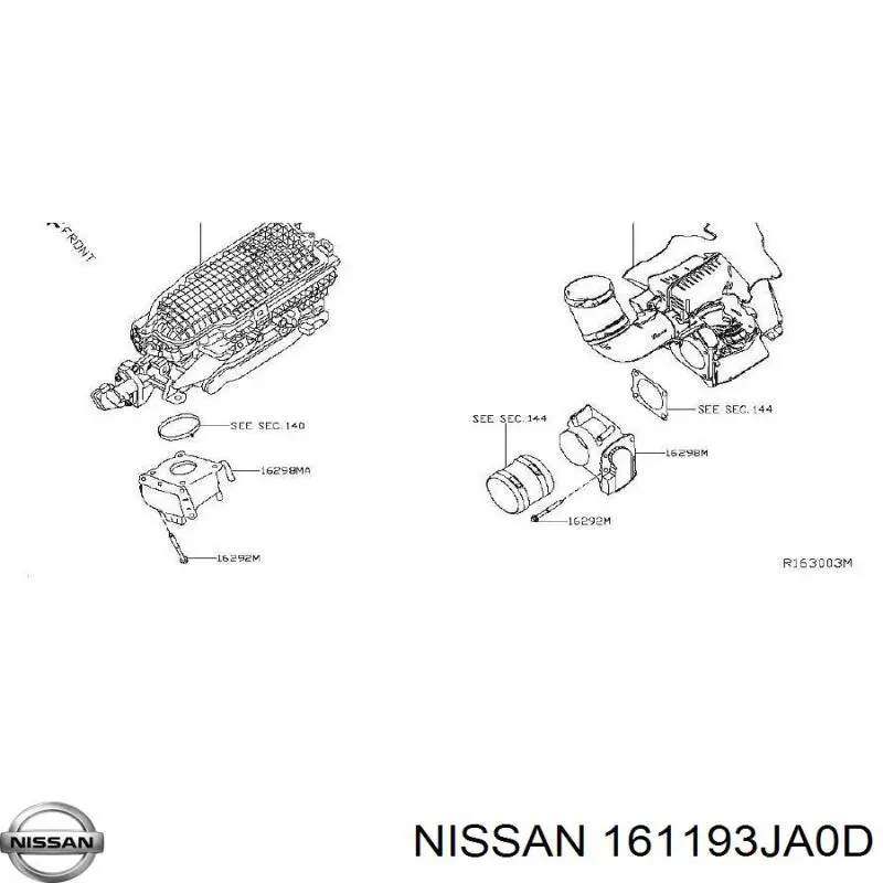 161193JA0C Nissan