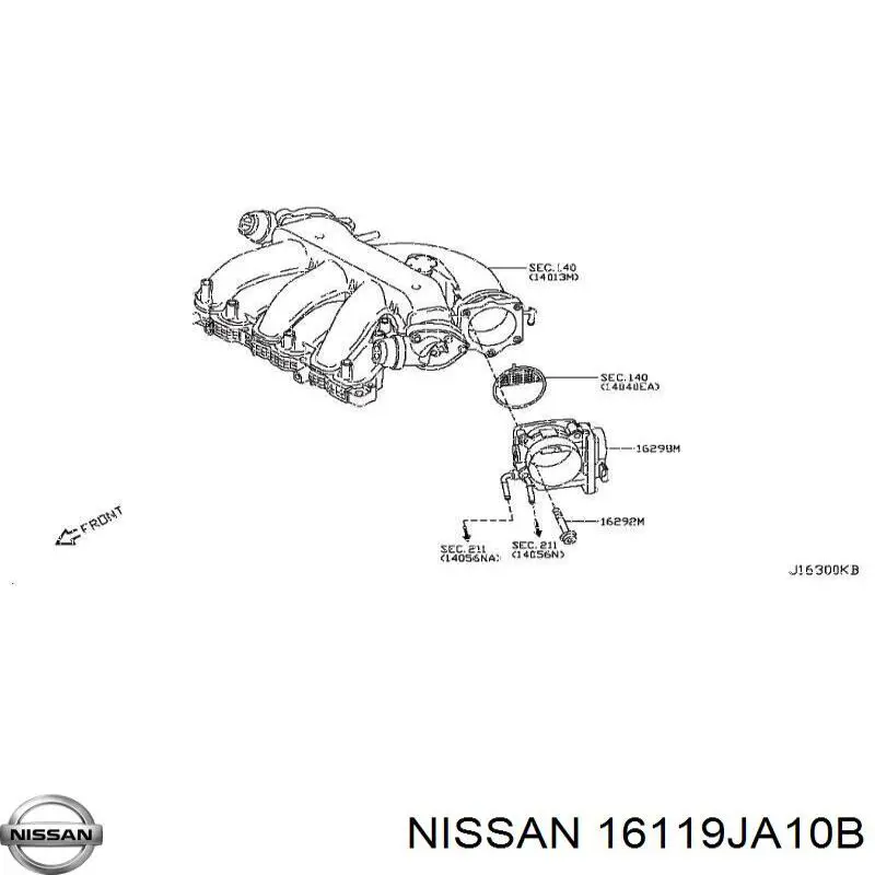 16119JA10B Nissan