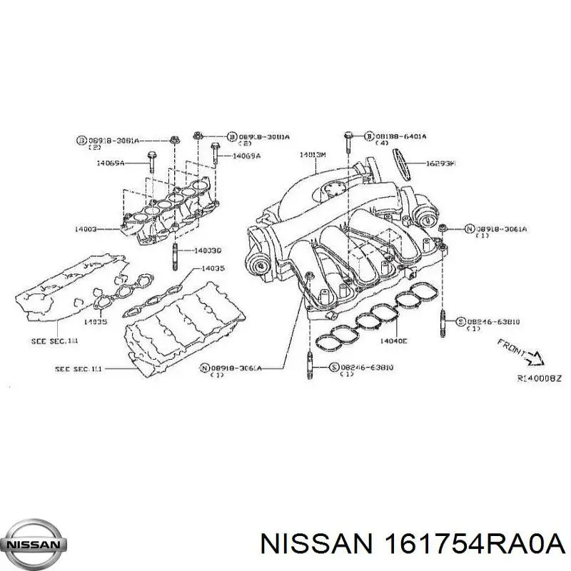 161754RA0A Nissan