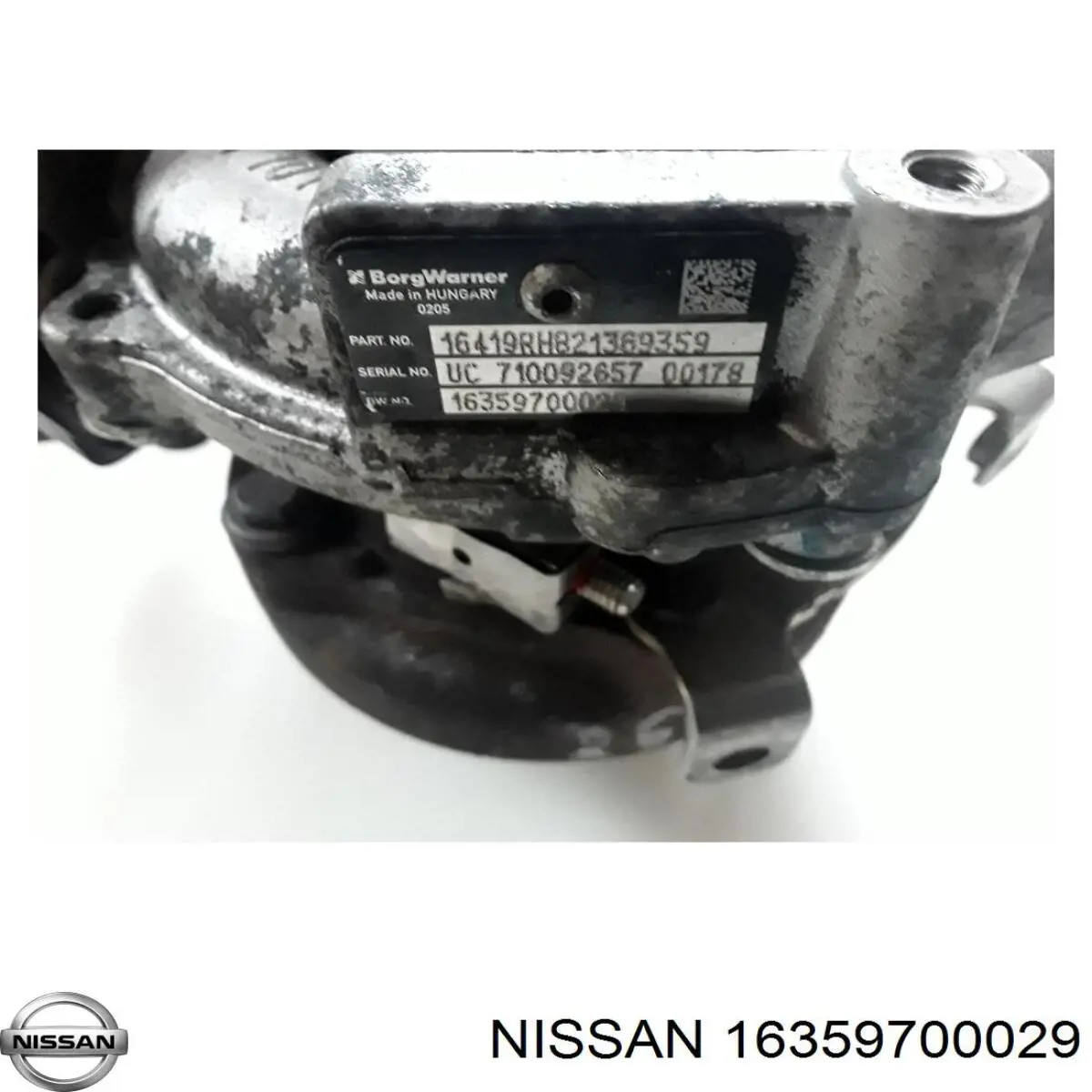 16359700029 Nissan turbocompresor