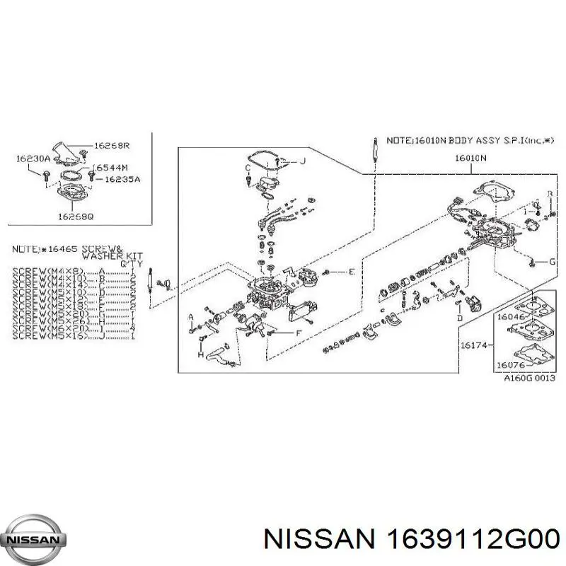 1639112G00 Nissan