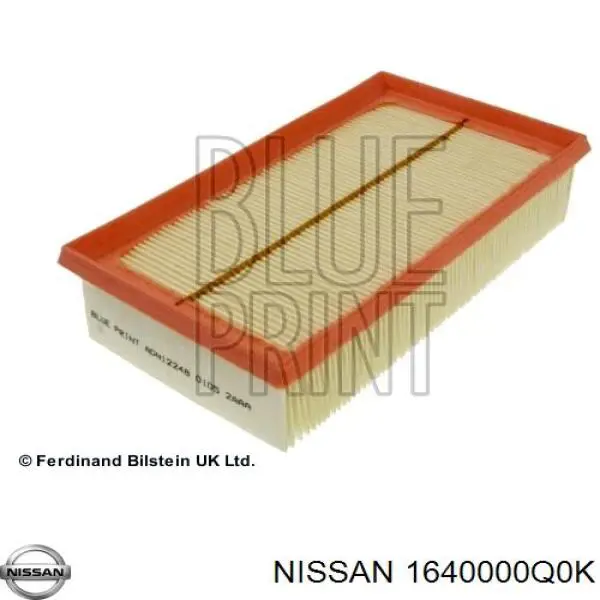 Comprar 1640000Q0K Nissan/Infiniti Filtro diesel